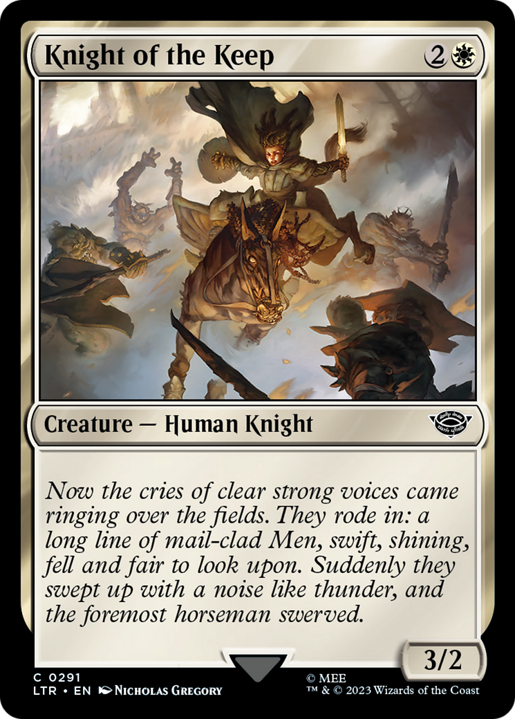 Image of Knight of the Keep (LTR-291) - The Lord of the Rings: Tales of Middle-earth