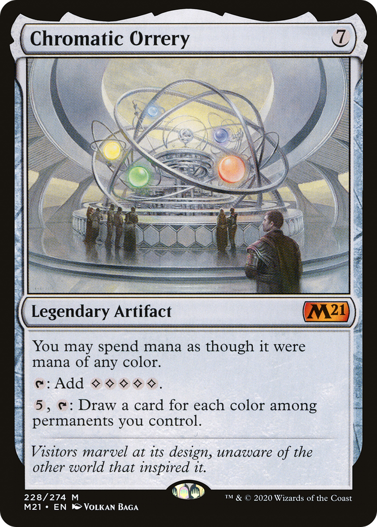 Image of Chromatic Orrery (M21-228) - Core Set 2021 Foil