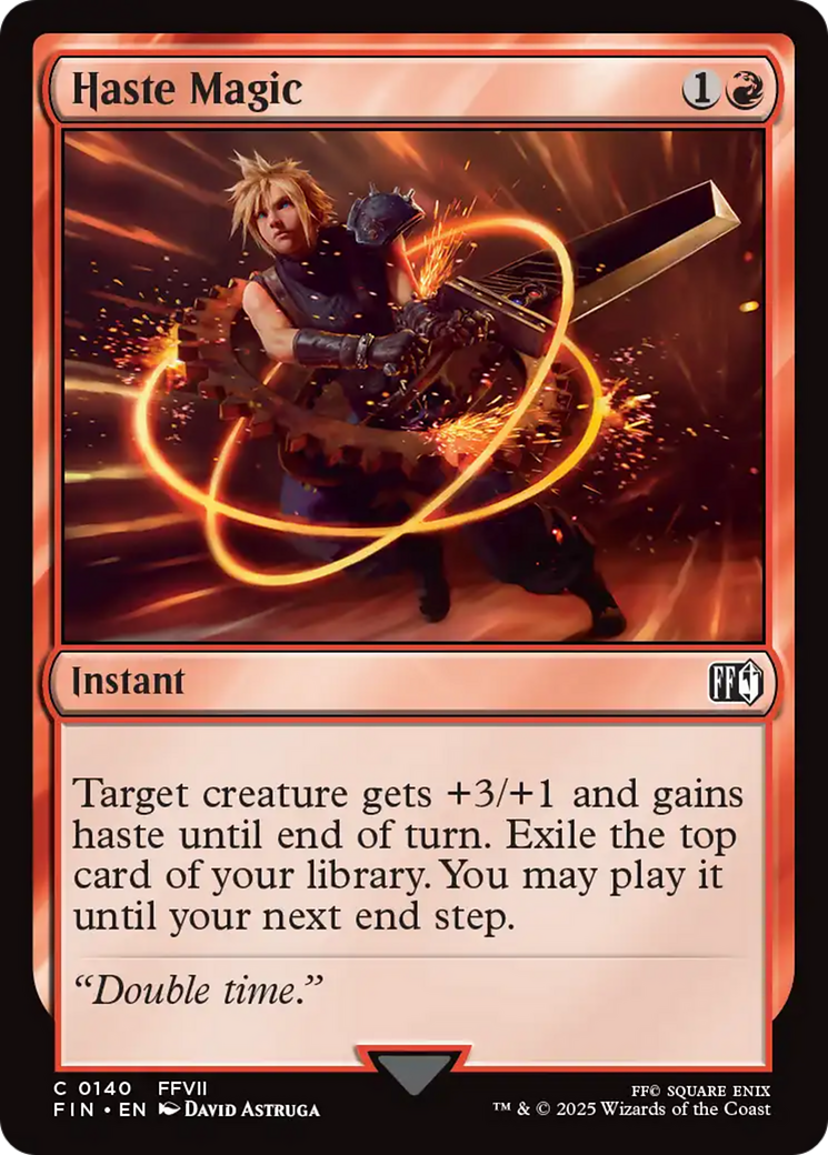 Image of Haste Magic (FIN-140) - FINAL FANTASY Foil