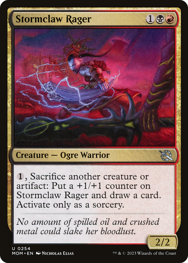 Image of Stormclaw Rager (MOM-254) - March of the Machine