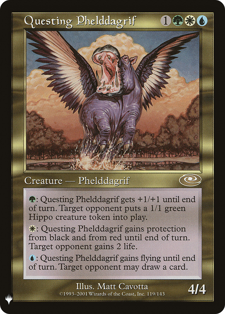 Image of Questing Phelddagrif (LIST-119) - The List