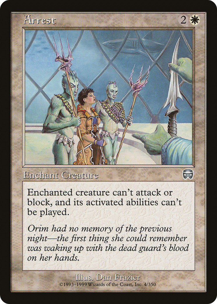 Image of Arrest (MMQ-004) - Mercadian Masques Foil