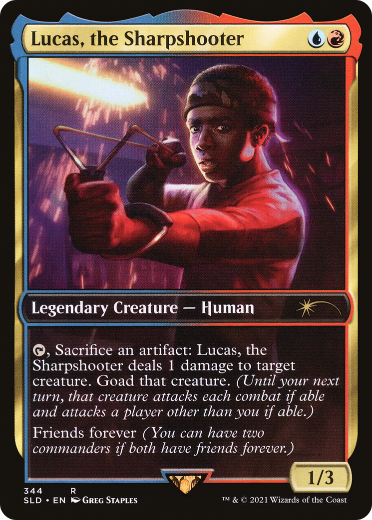 Image of Lucas, the Sharpshooter (SLD-344) - Secret Lair Drop / Lucas, the Sharpshooter Foil