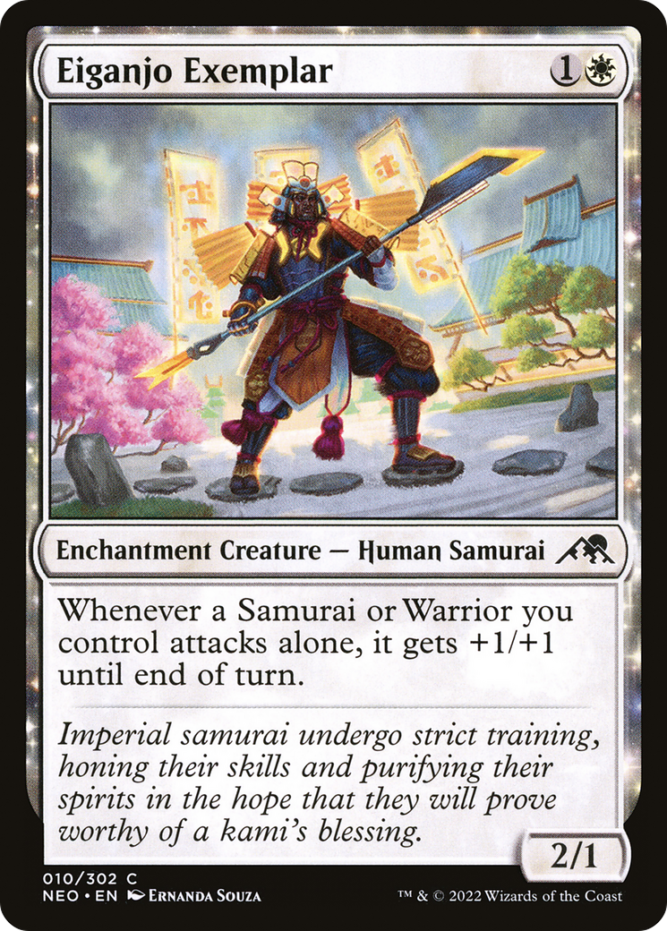 Image of Eiganjo Exemplar (NEO-010) - Kamigawa: Neon Dynasty: (enchantment)