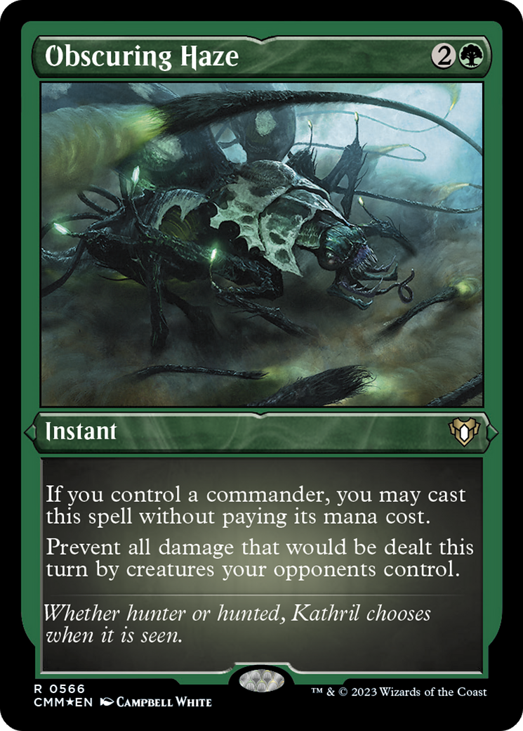 Image of Obscuring Haze (CMM-566) - Commander Masters Etched Foil