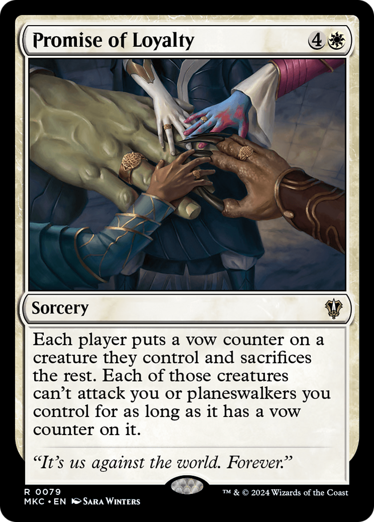 Image of Promise of Loyalty (MKC-079) - Murders at Karlov Manor Commander