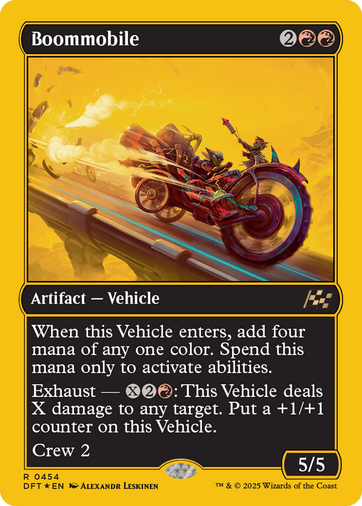 Image of Boommobile (First-Place Foil) (DFT-454) - Aetherdrift Foil