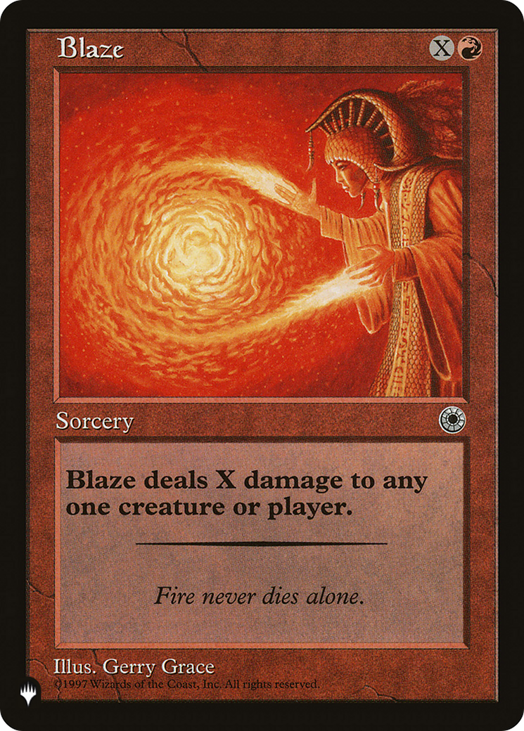 Image of Blaze (LIST-POR-118) - The List
