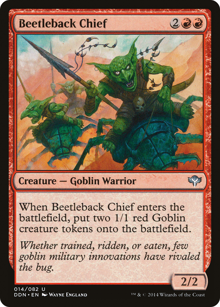 Image of Beetleback Chief (DDN-014) - Duel Decks: Speed vs. Cunning