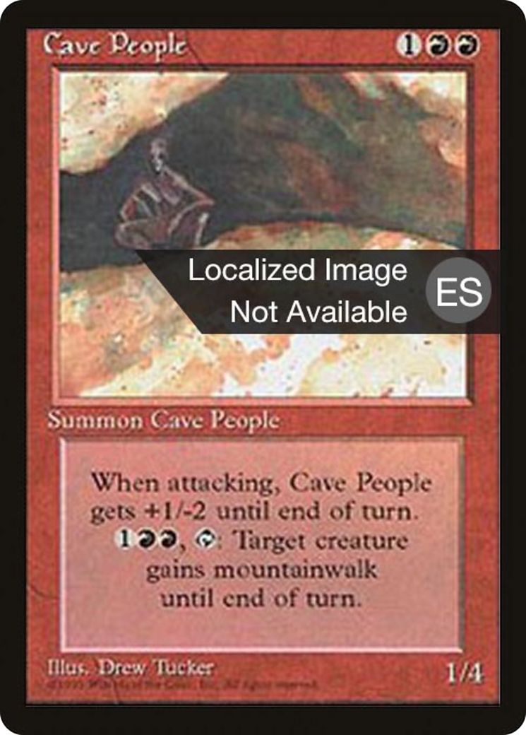 Image of Cave People (4BB-) - Fourth Edition Foreign Black Border