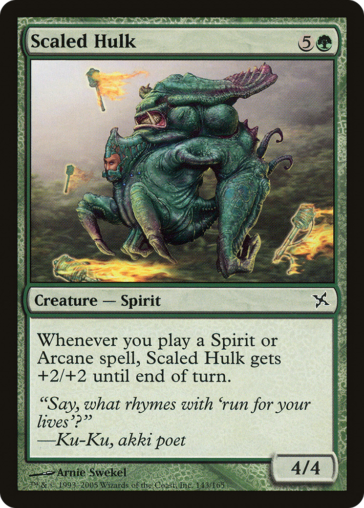 Image of Scaled Hulk (BOK-143) - Betrayers of Kamigawa