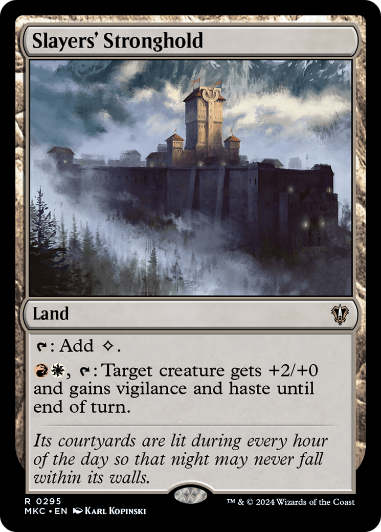 Image of Slayers' Stronghold (MKC-295) - Murders at Karlov Manor Commander