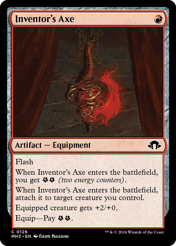 Image of Inventor's Axe (MH3-126) - Modern Horizons 3 Foil