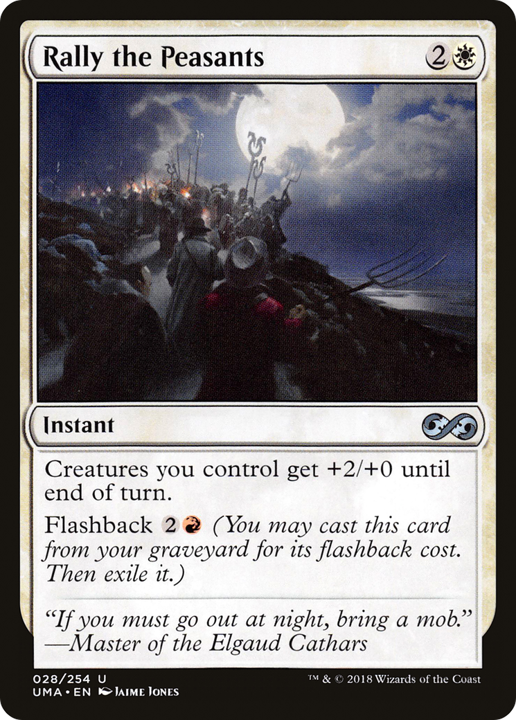 Image of Rally the Peasants (UMA-028) - Ultimate Masters Foil