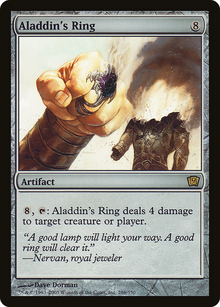 Image of Aladdin's Ring (9ED-286★) - 9th Edition