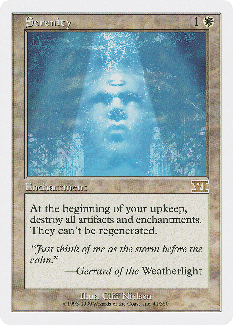 Image of Serenity (6ED-041) - Classic Sixth Edition