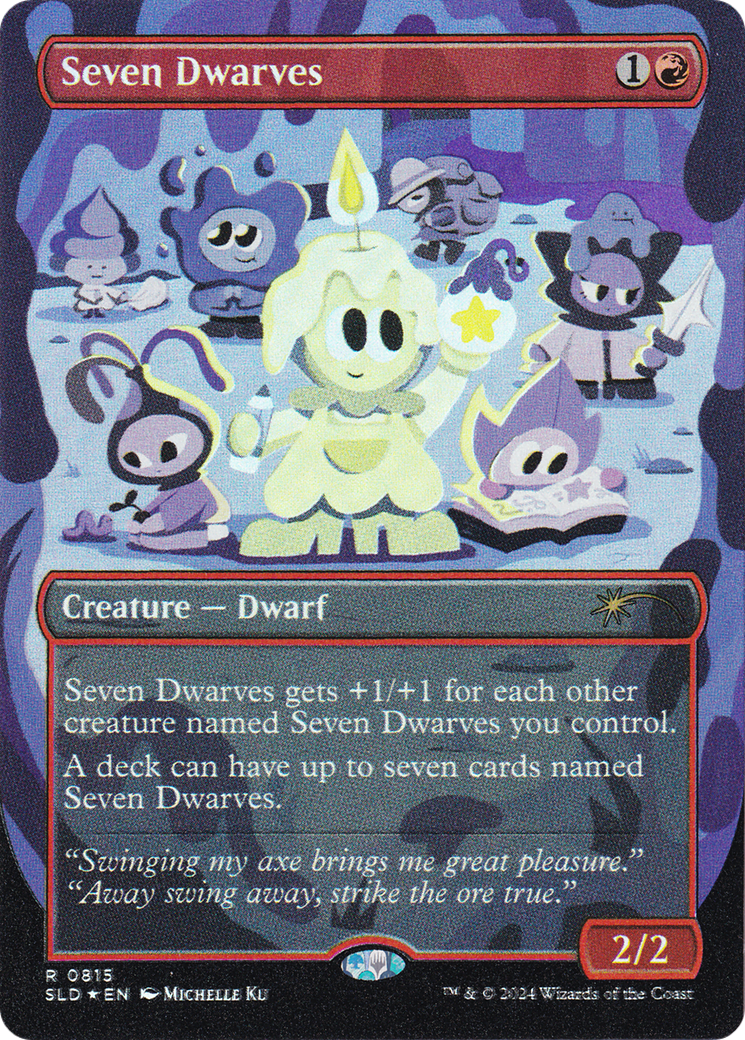 Image of Seven Dwarves (SLD-815) - Secret Lair Drop (Borderless) Foil
