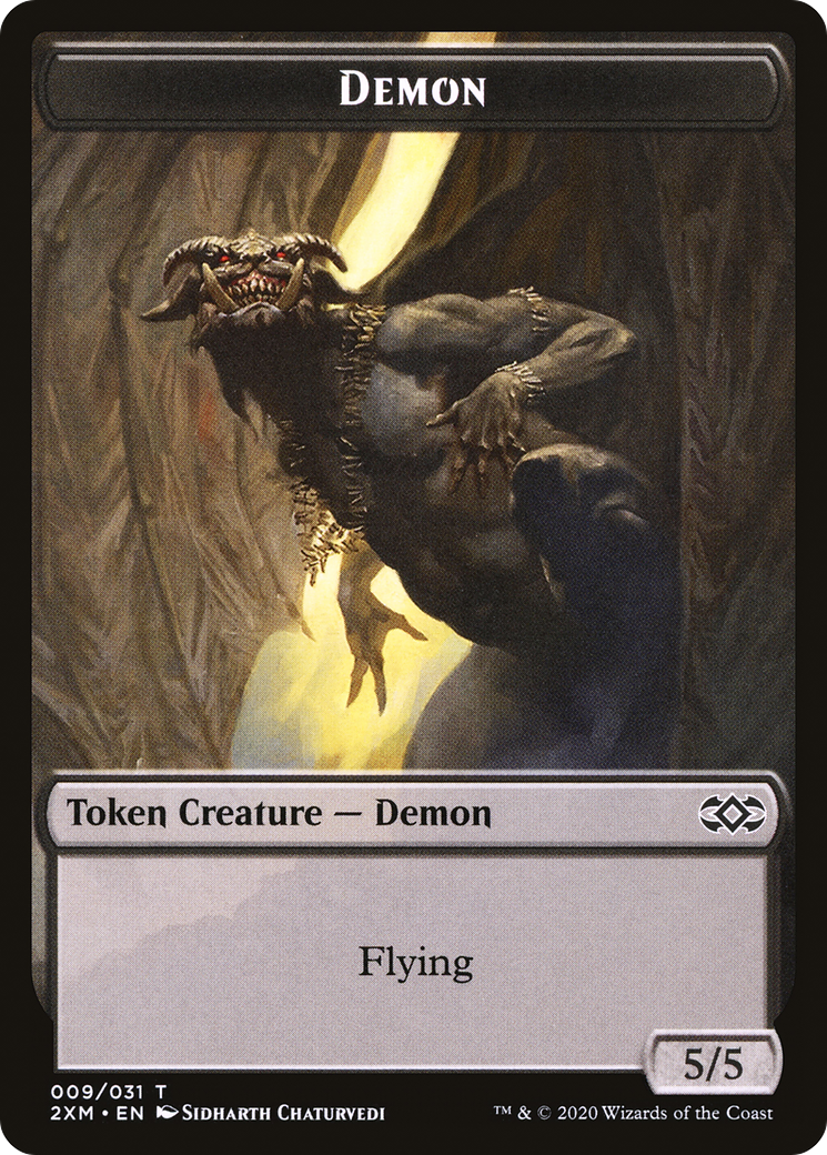 Image of Demon (T2XM-009) - Double Masters Tokens