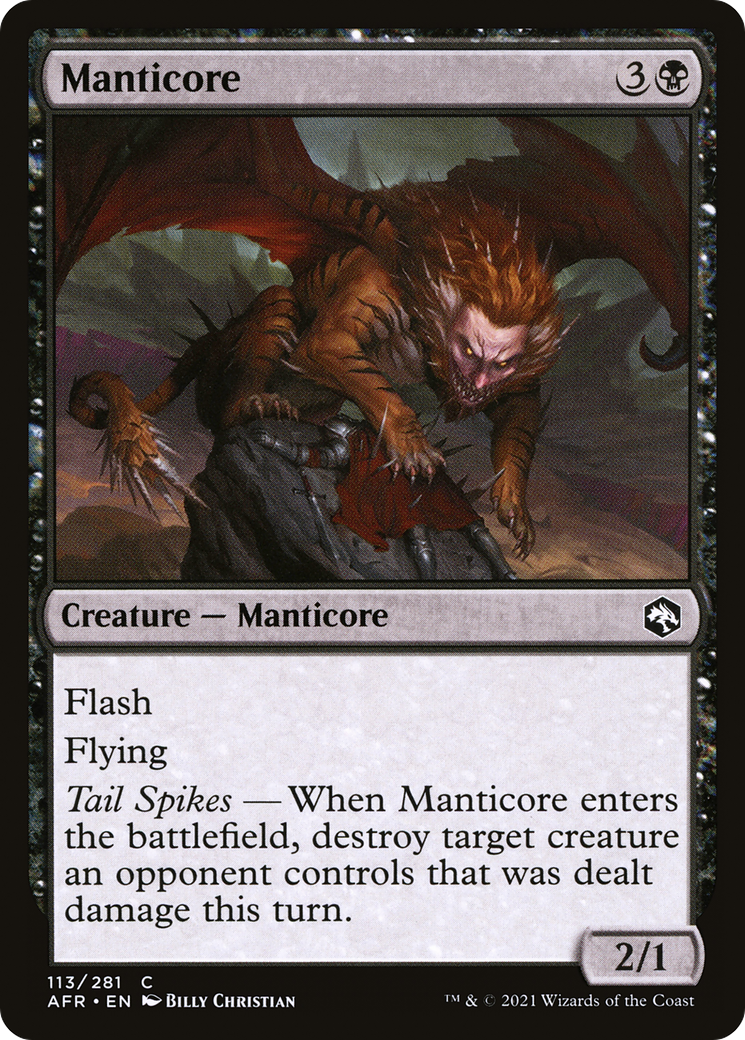 Image of Manticore (AFR-113) - Adventures in the Forgotten Realms