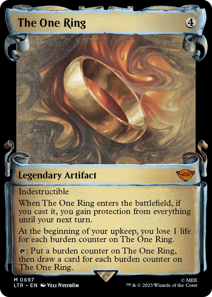 Image of The One Ring (Showcase Scrolls) (LTR-697) - The Lord of the Rings: Tales of Middle-earth: (Showcase)