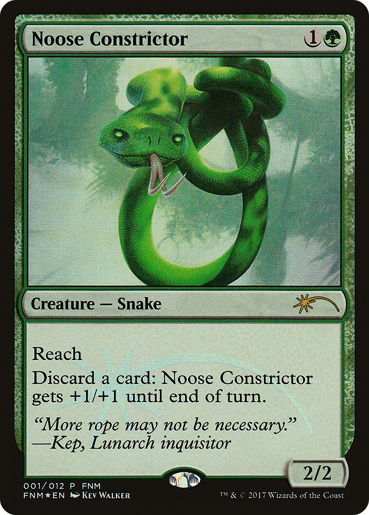 Image of Noose Constrictor (FNM-001) - Friday Night Magic 2017 Foil