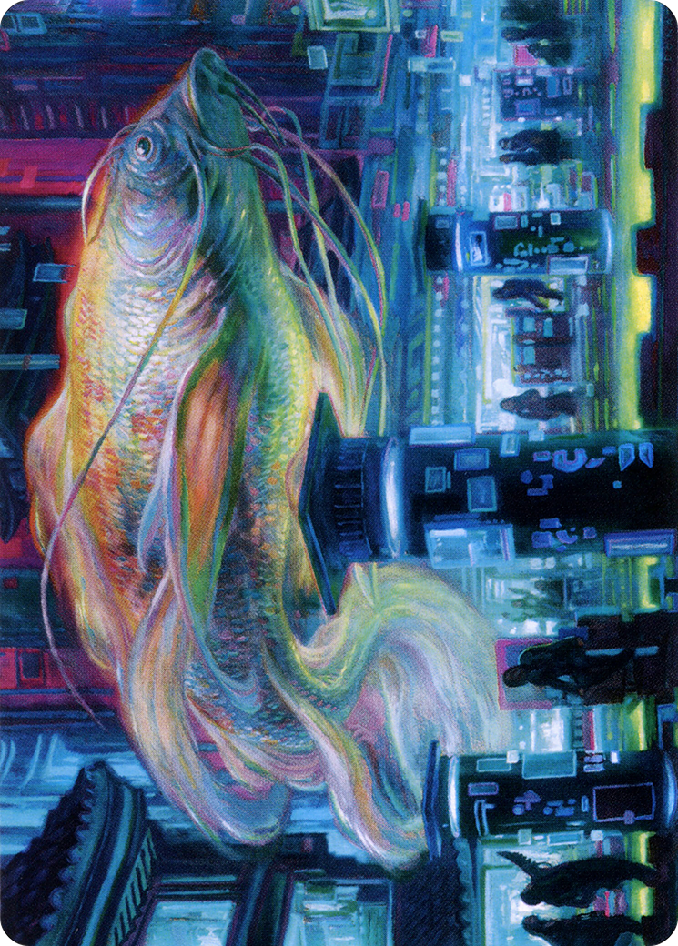 Image of Skyswimmer Koi // Skyswimmer Koi (ANEO-003) - Neon Dynasty Art Series (Borderless) Foil