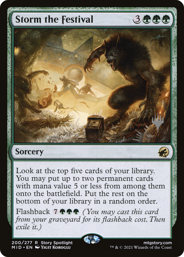 Image of Storm the Festival (PPMID-200) - Innistrad: Midnight Hunt Promos