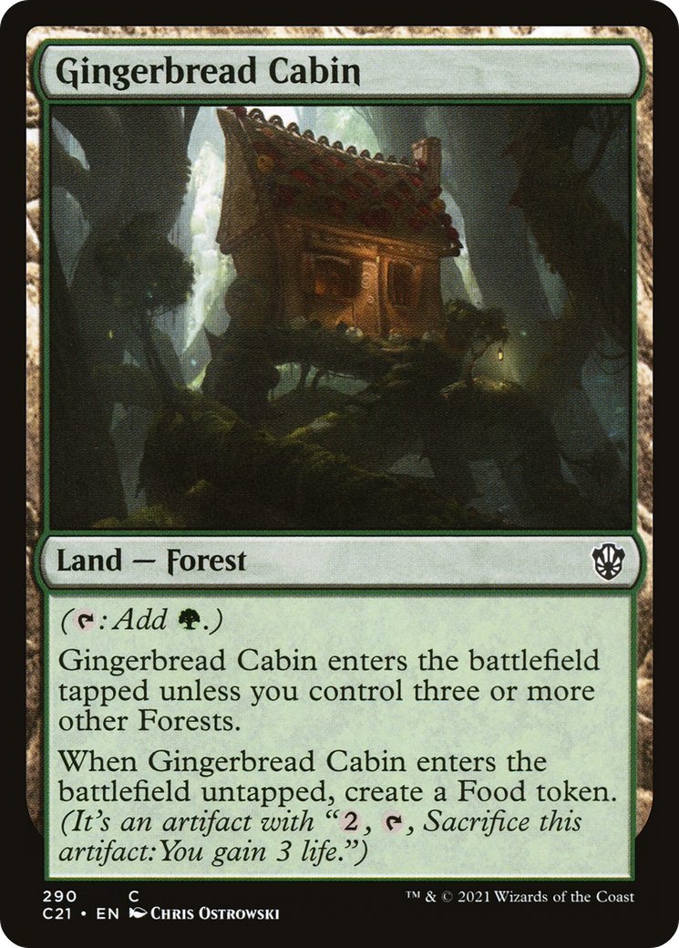 Image of Gingerbread Cabin (C21-290) - Commander 2021