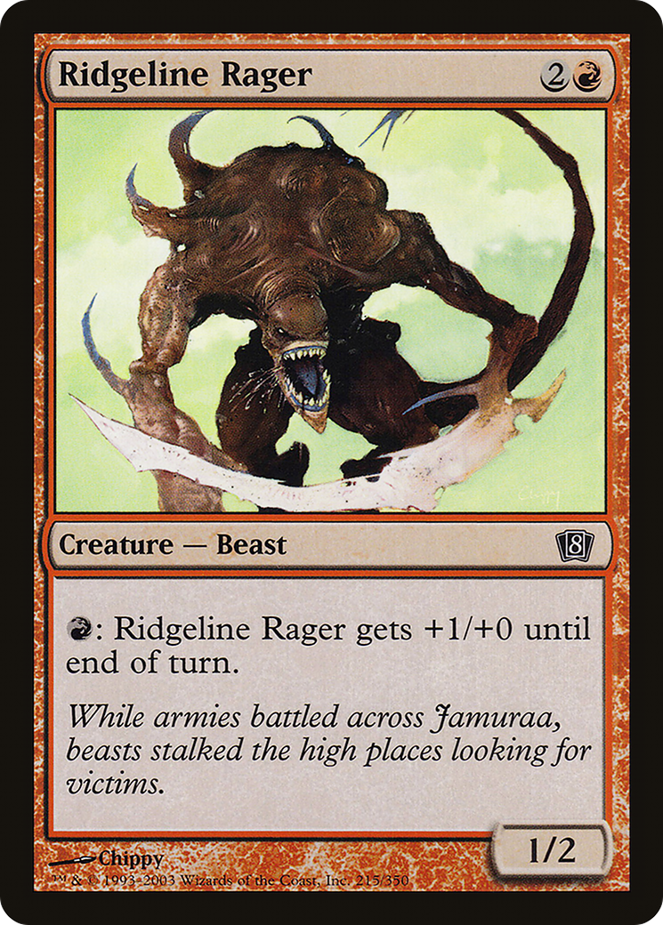 Image of Ridgeline Rager (8ED-215★) - 8th Edition Foil