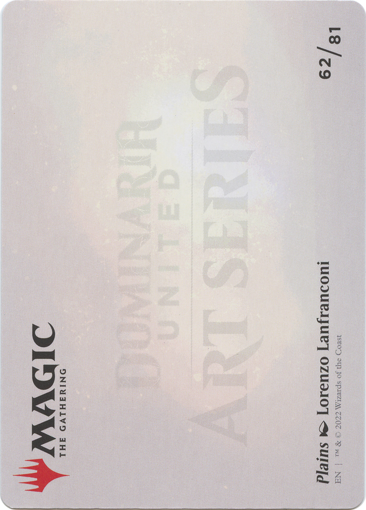 Image of Plains // Plains (ADMU-062) - Dominaria United Art Series (Borderless)
