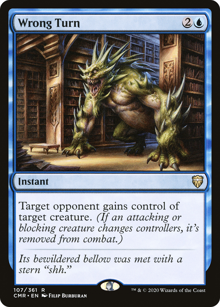 Image of Wrong Turn (CMR-107) - Commander Legends