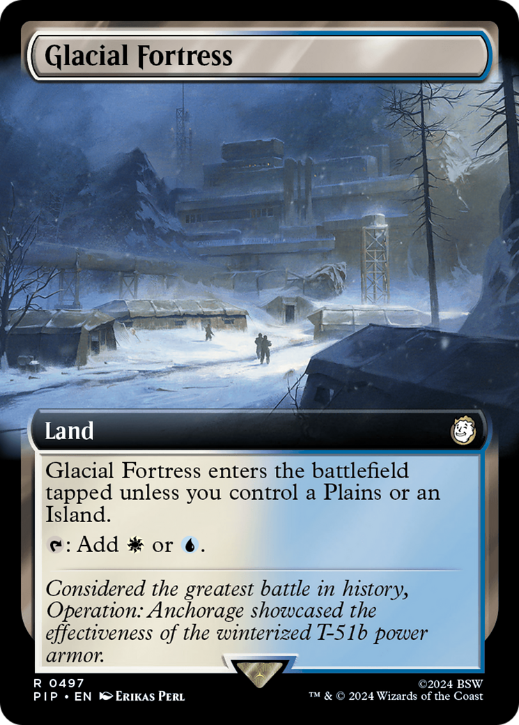 Image of Glacial Fortress (Extended Art) (PIP-497) - Fallout: (Extended Art) Foil