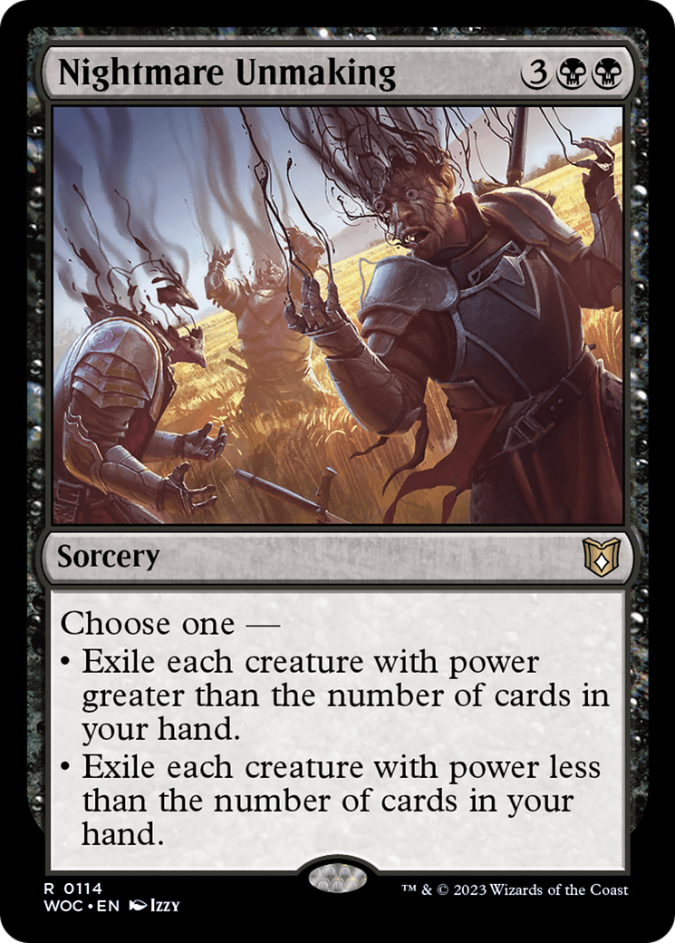 Image of Nightmare Unmaking (WOC-114) - Wilds of Eldraine Commander