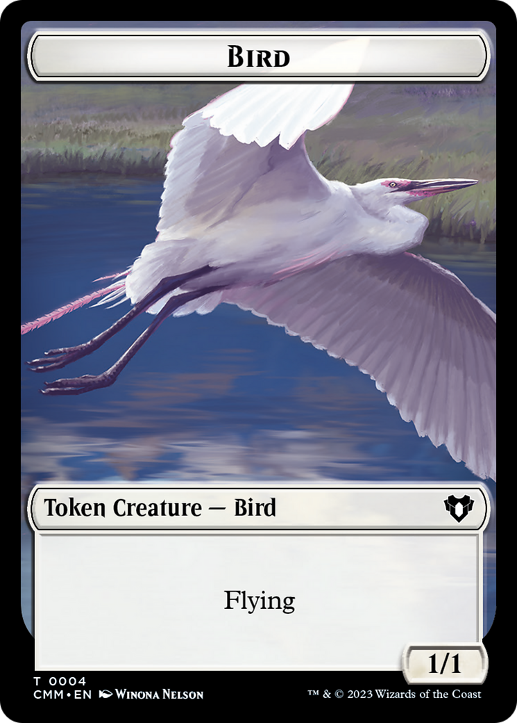 Image of Bird (TCMM-004) - Commander Masters Tokens Foil