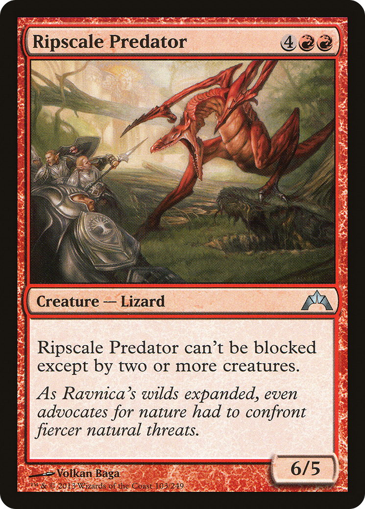 Image of Ripscale Predator (GTC-103) - Gatecrash Foil