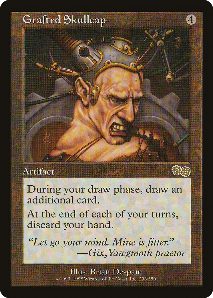 Image of Grafted Skullcap (USG-296) - Urza's Saga