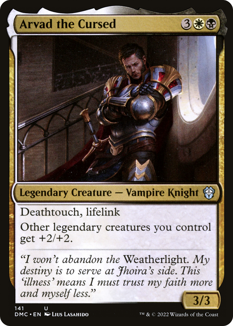 Image of Arvad the Cursed (DMC-141) - Dominaria United Commander