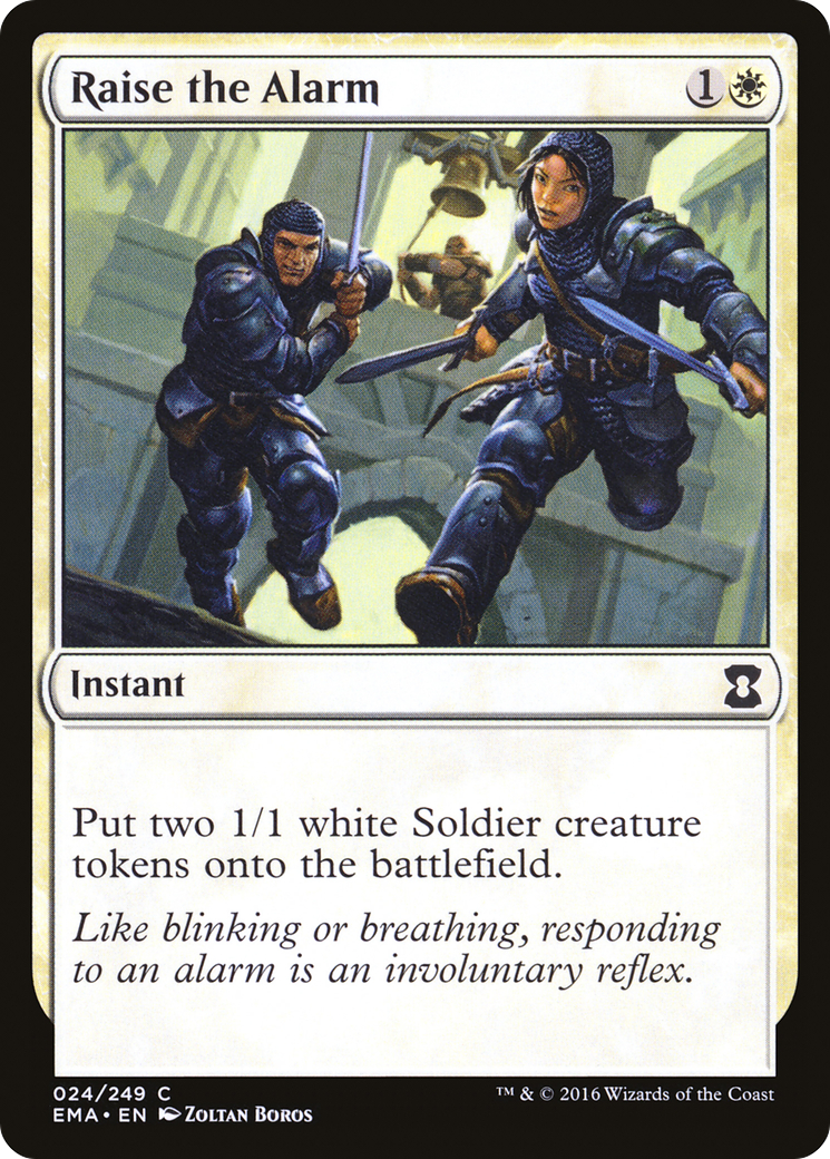 Image of Raise the Alarm (EMA-024) - Eternal Masters Foil