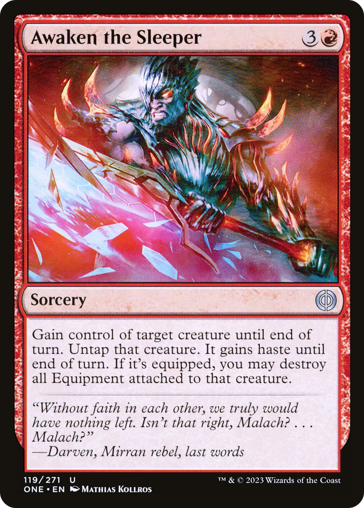 Image of Awaken the Sleeper (ONE-119) - Phyrexia: All Will Be One