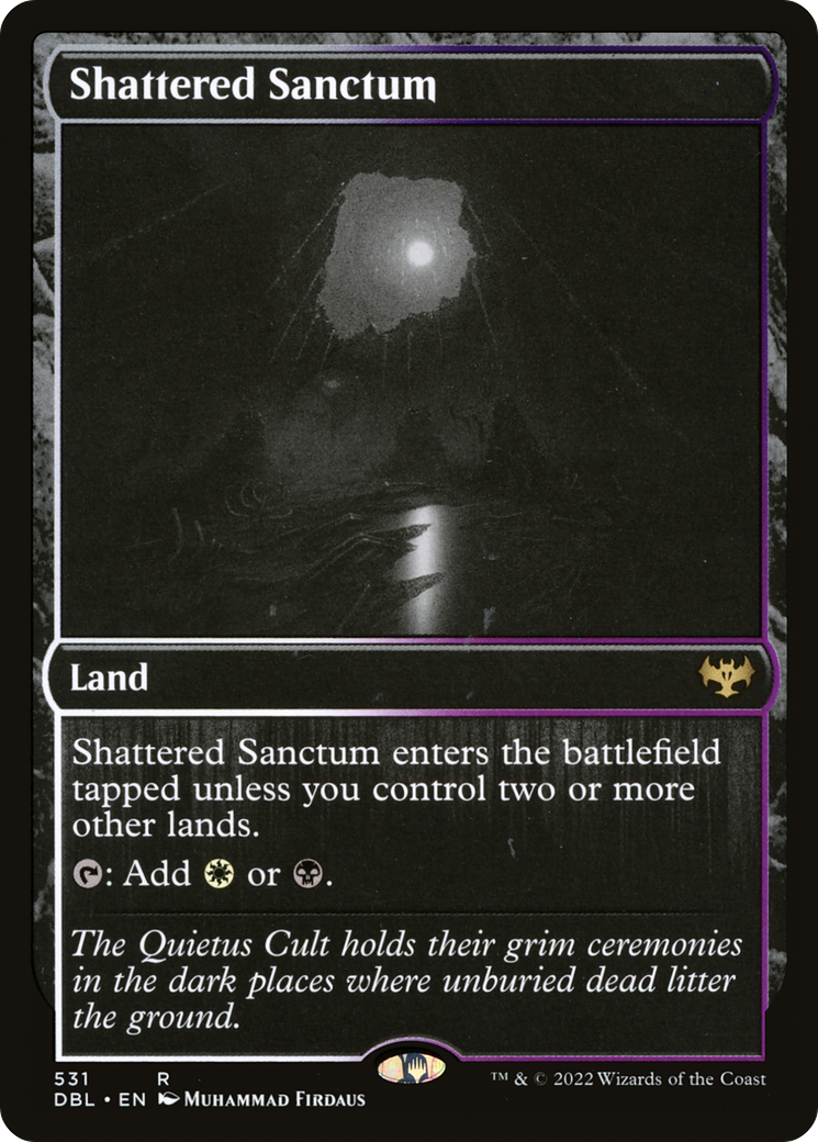 Image of Shattered Sanctum (DBL-531) - Innistrad: Double Feature Foil