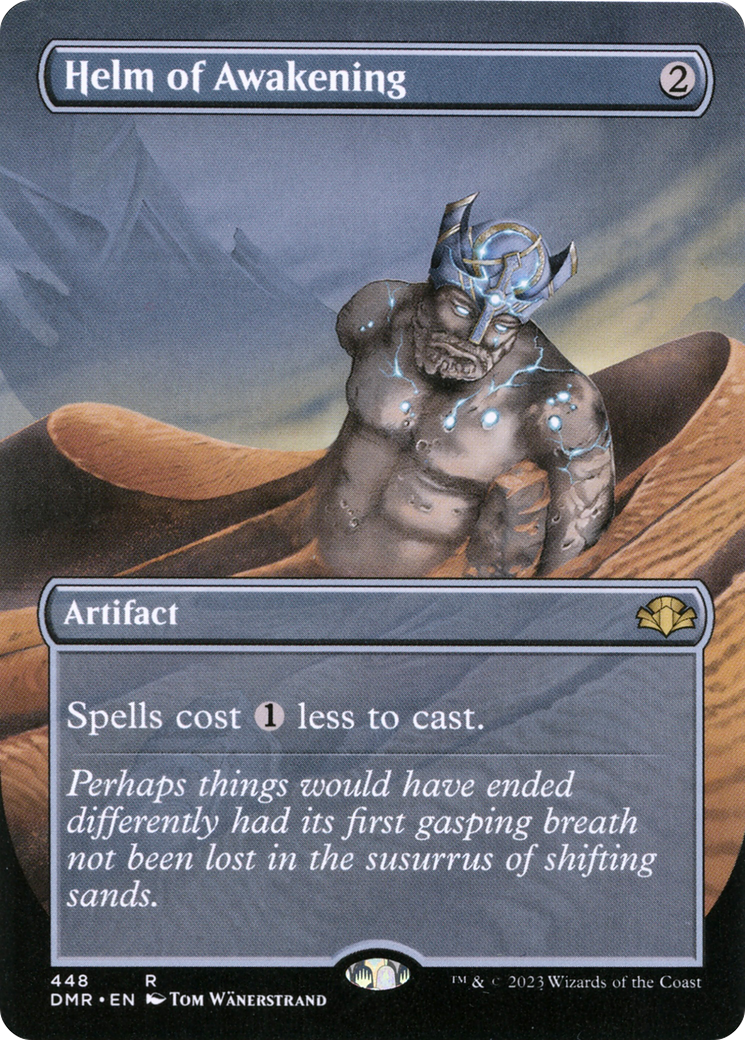 Image of Helm of Awakening (Borderless) (DMR-448) - Dominaria Remastered (Borderless) Foil