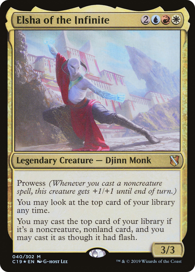 Image of Elsha of the Infinite (C19-040) - Commander 2019 Foil