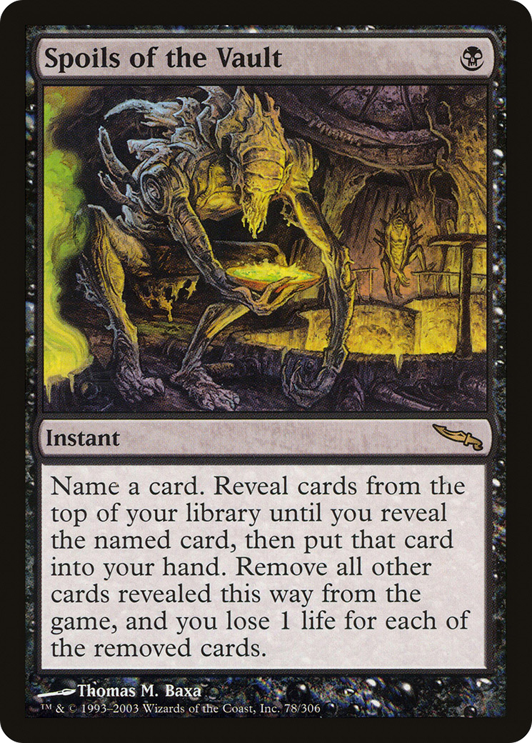 Image of Spoils of the Vault (MRD-078) - Mirrodin Foil