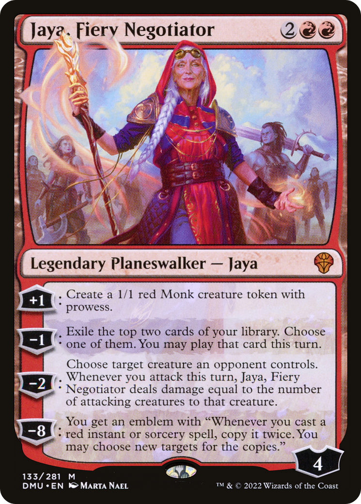 Image of Jaya, Fiery Negotiator (DMU-133) - Dominaria United