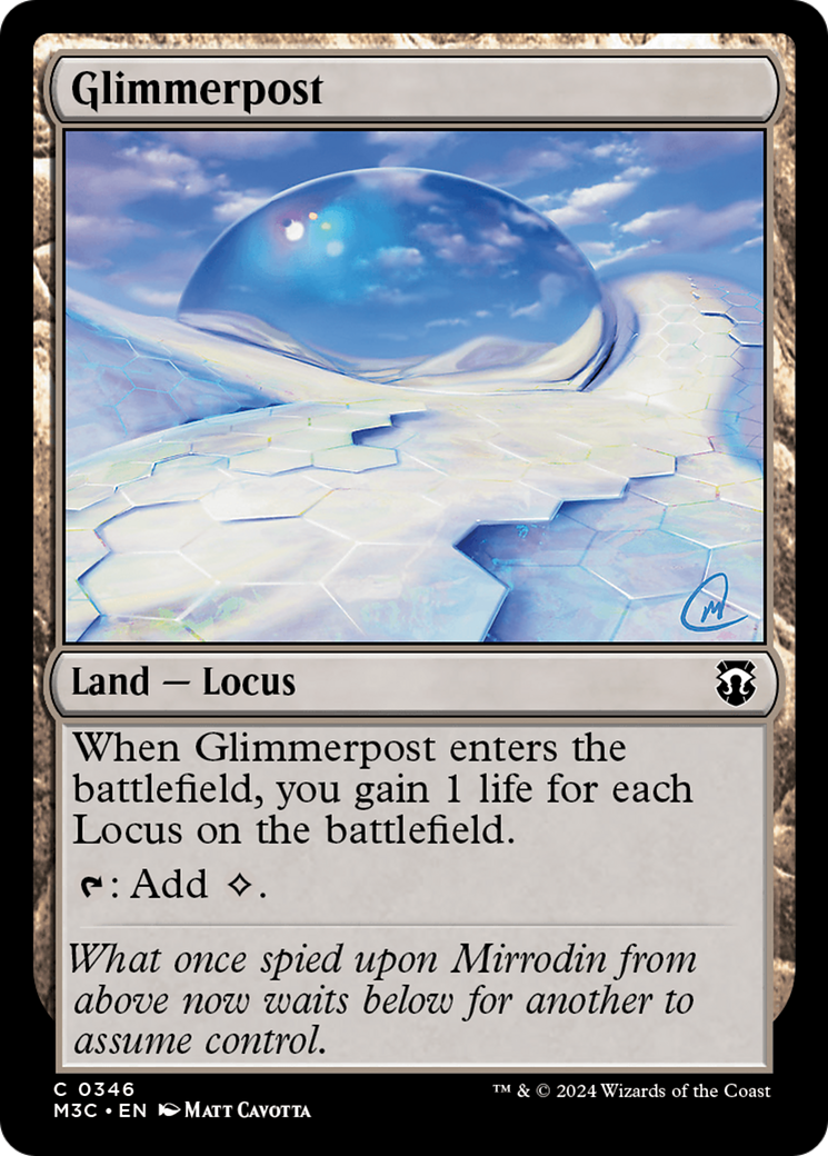 Image of Glimmerpost (M3C-346) - Modern Horizons 3 Commander