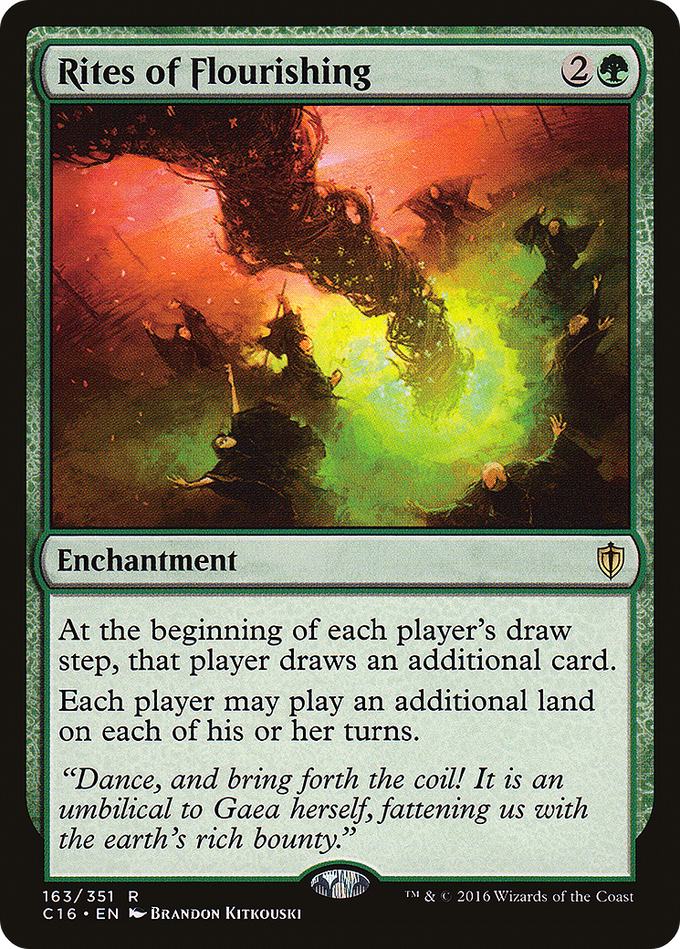 Image of Rites of Flourishing (C16-163) - Commander 2016