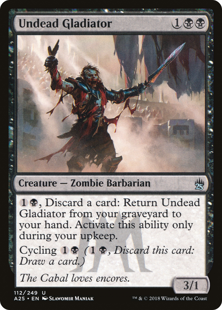 Image of Undead Gladiator (A25-112) - Masters 25 Foil