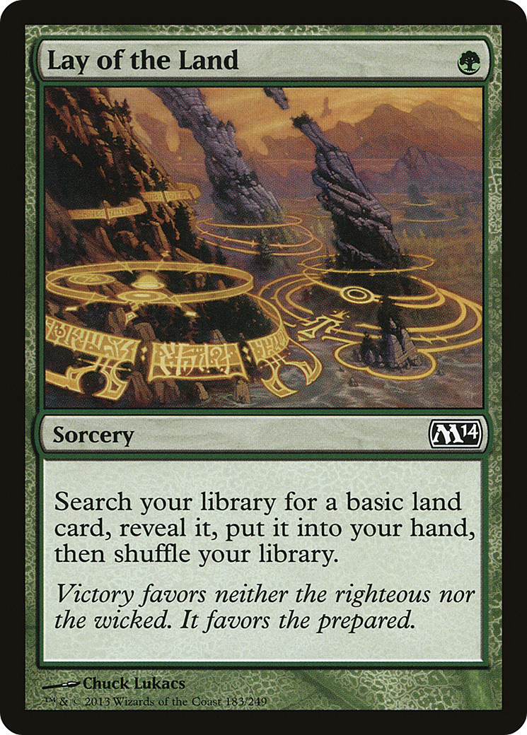 Image of Lay of the Land (M14-183) - Magic 2014