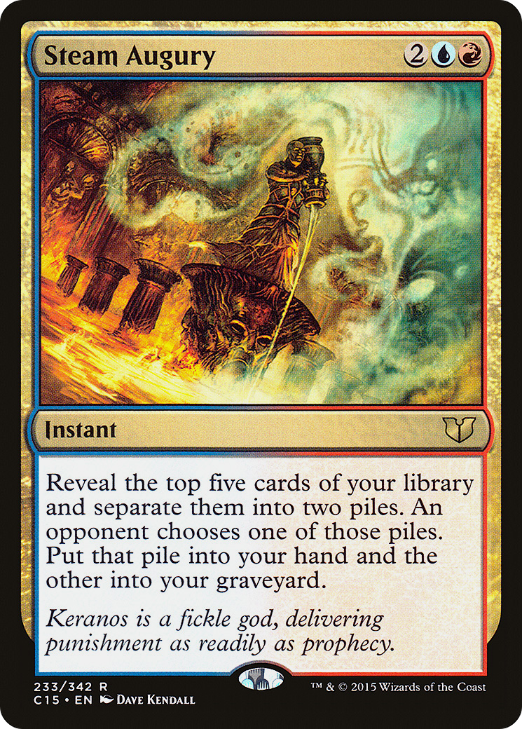 Image of Steam Augury (C15-233) - Commander 2015