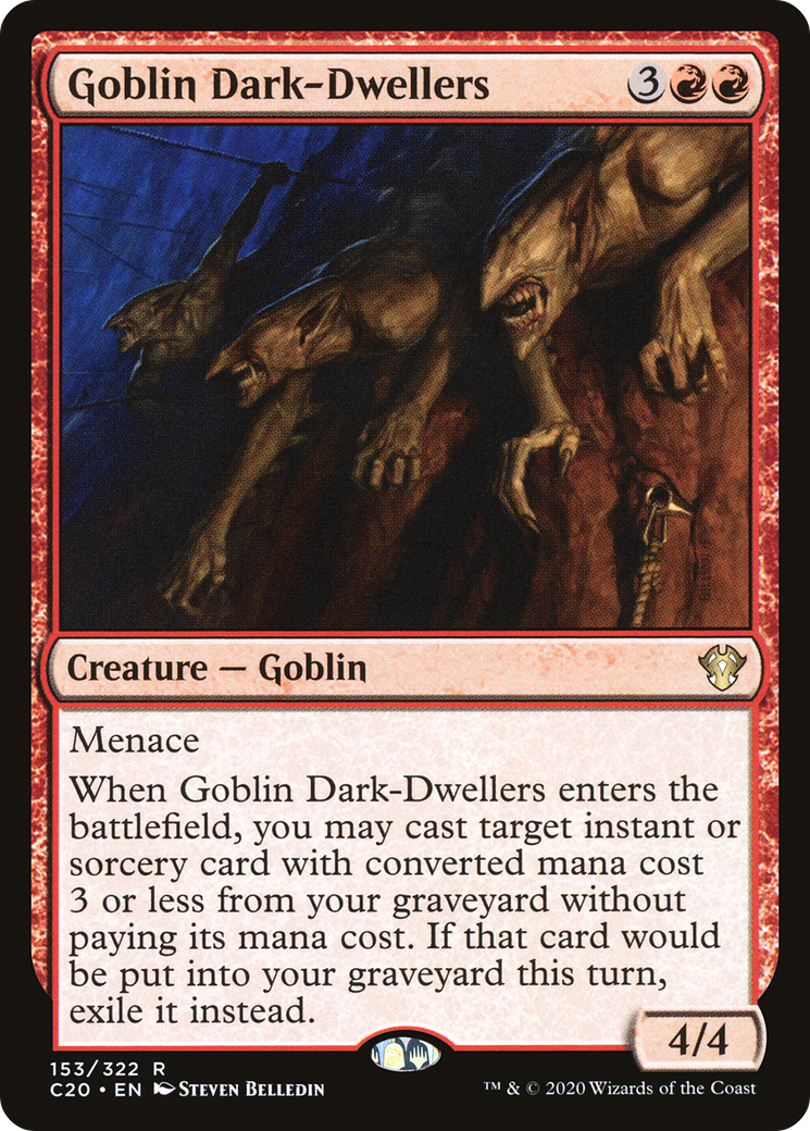 Image of Goblin Dark-Dwellers (C20-153) - Commander 2020